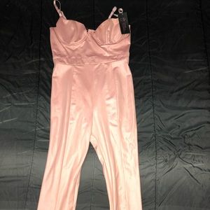 A rose pink one piece